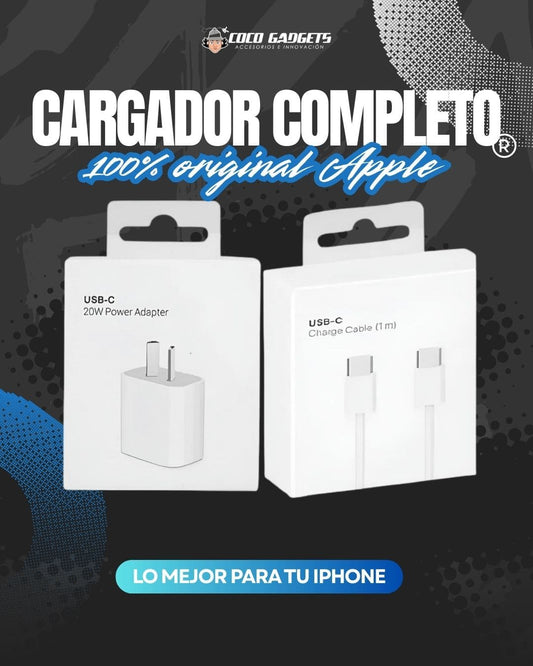 Cargador completo original Apple ⚡🍎