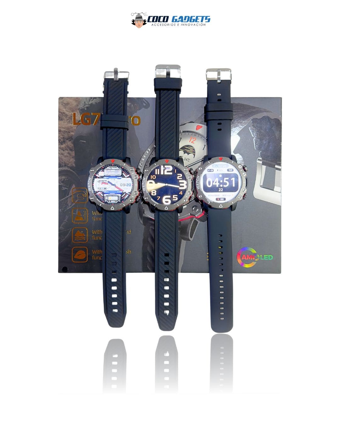 Smartwatch LG78 PRO AMOLED ⌚ - Cocogadgets