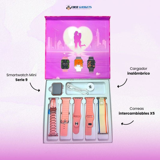 Combo lover smartwatch WS16 +5 PULSOS - Cocogadgets