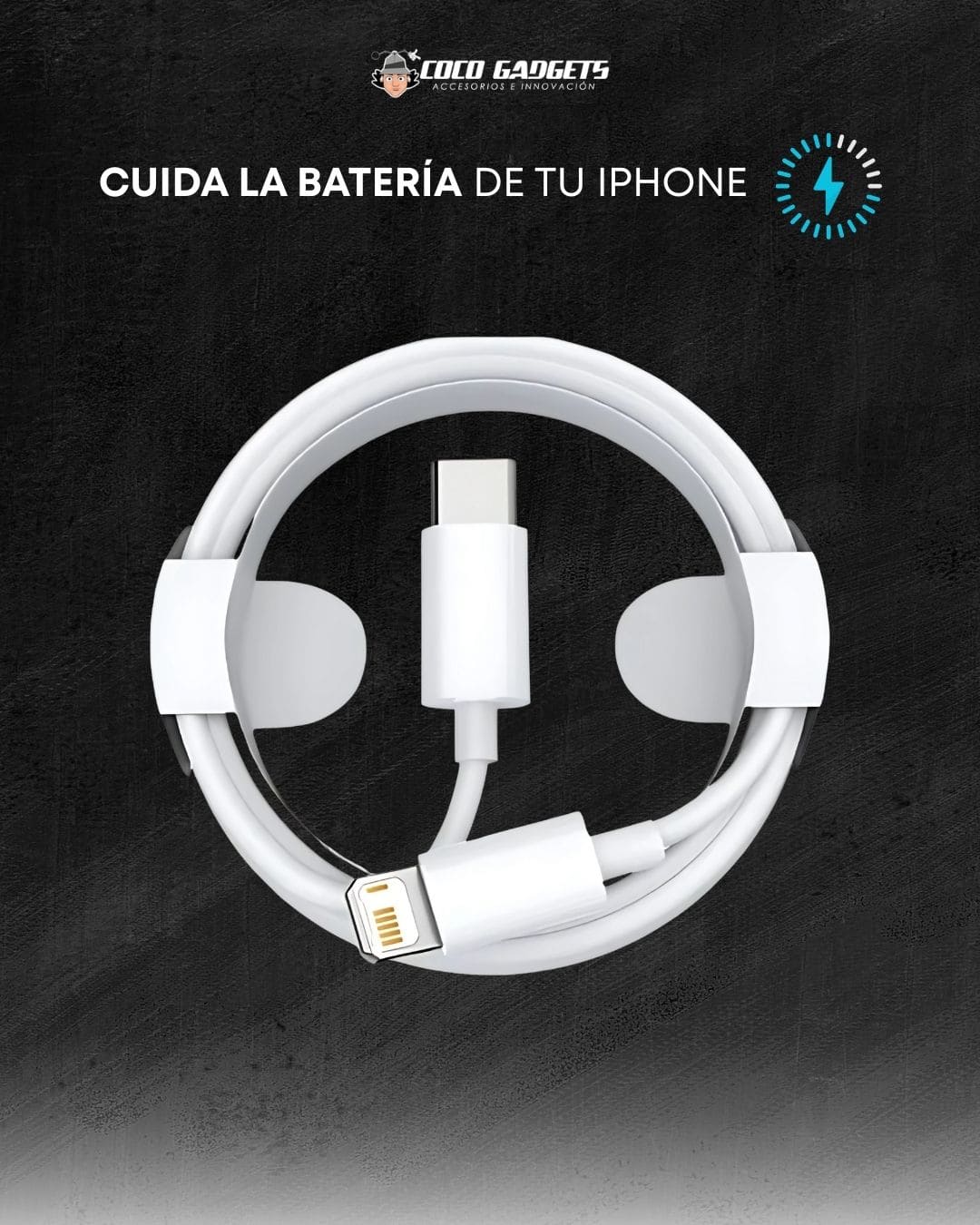Cable de carga original APPLE 🔋 - Cocogadgets