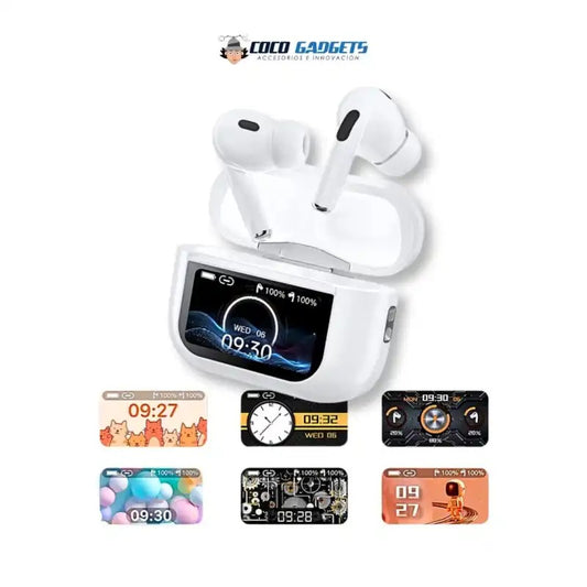 Combo Grandioso ⌚🎧 AirPods con pantalla + Smartwatch Ultra 2 Amoled - Cocogadgets