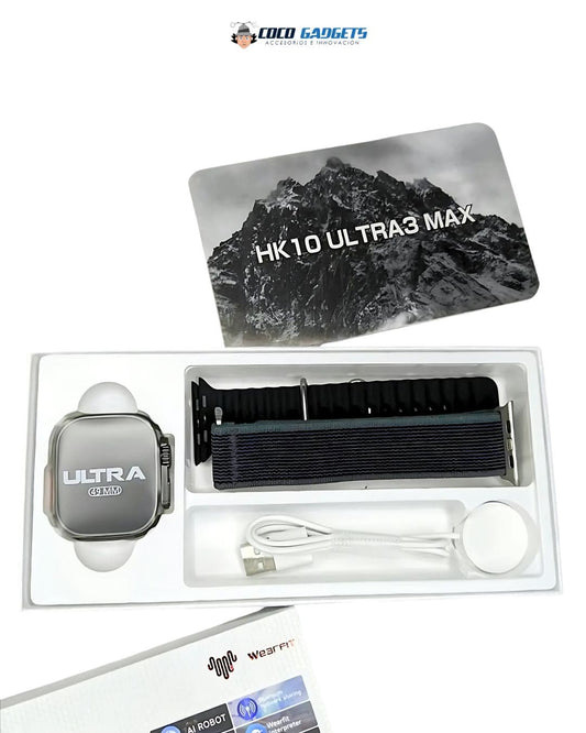 Smartwatch HK10 ULTRA 3 AMOLED + 4GB 🔥 - Cocogadgets