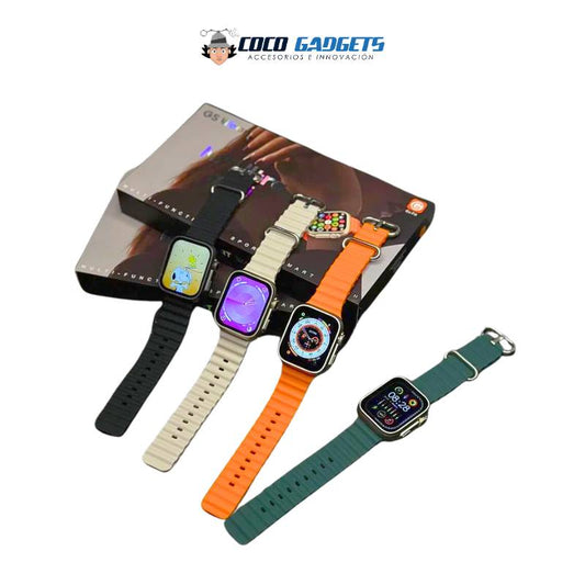 Smartwatch Ultra Mini + 3 Pulsos aleatorios 💜⌚ - Cocogadgets