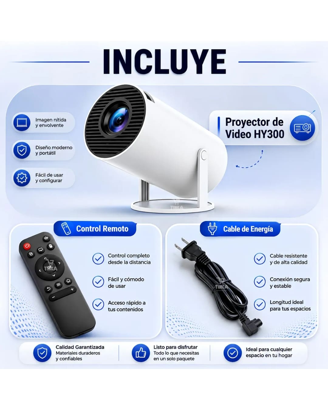 🎬Proyector HY300 1080P WIFI