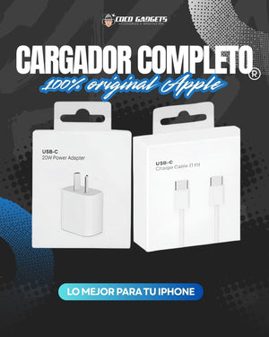 Cargador completo original Apple ⚡🍎 - Cocogadgets