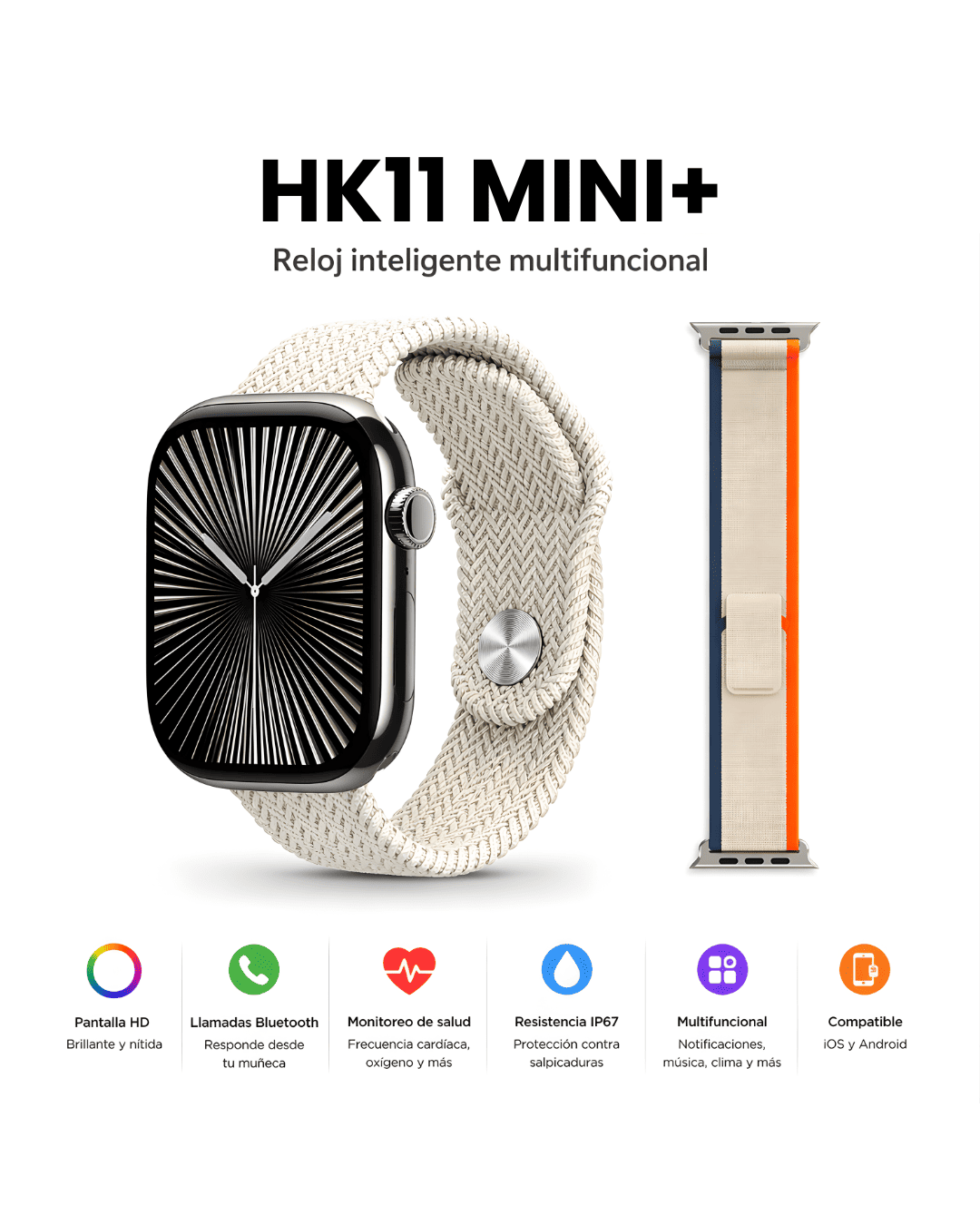 Smartwatch HK11 MINI+ (Premium Amoled) 🥇