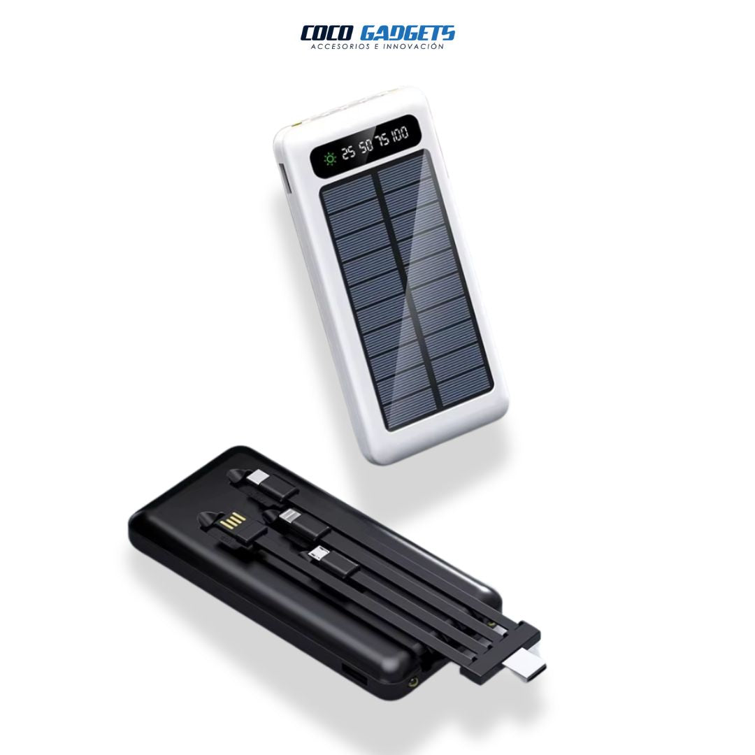 Ultra PowerBank 4en1 Solar 10.000 MaH 🔋 - Cocogadgets