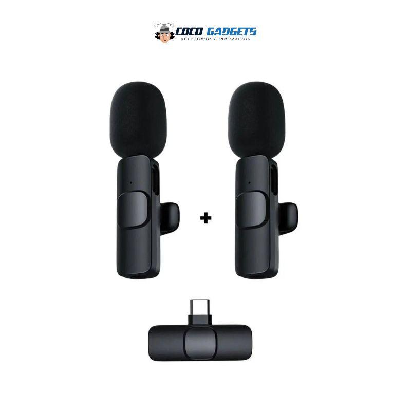 Microfono De Solapa Doble K9 - Cocogadgets