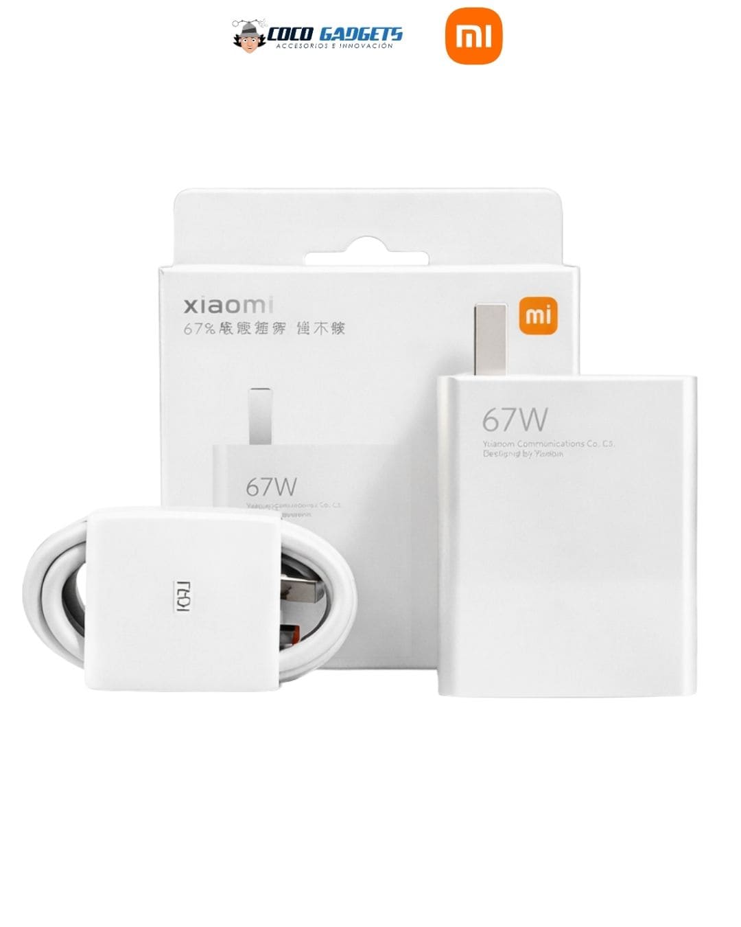 Cargador Original Xiaomi 67W Tipo C