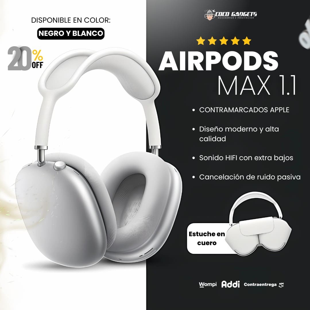 Diadema 🎧 AirPods Max (1.1) 🔥 - Cocogadgets