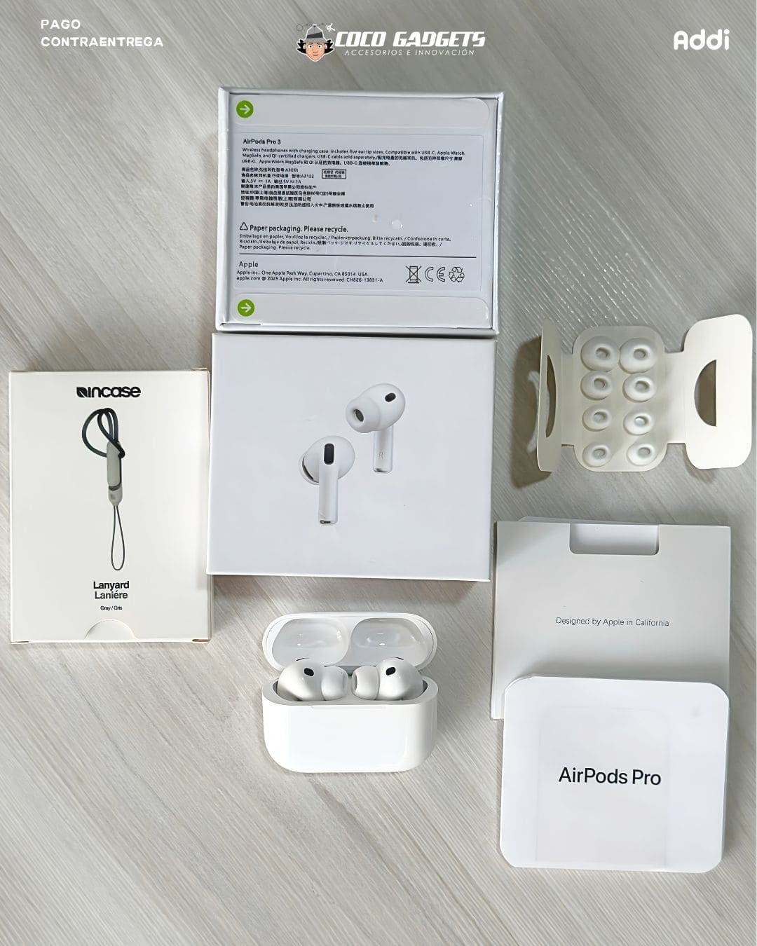 🎧🔥 AIRPODS PRO 3 ANC (PREMIUM 2025) - Cocogadgets