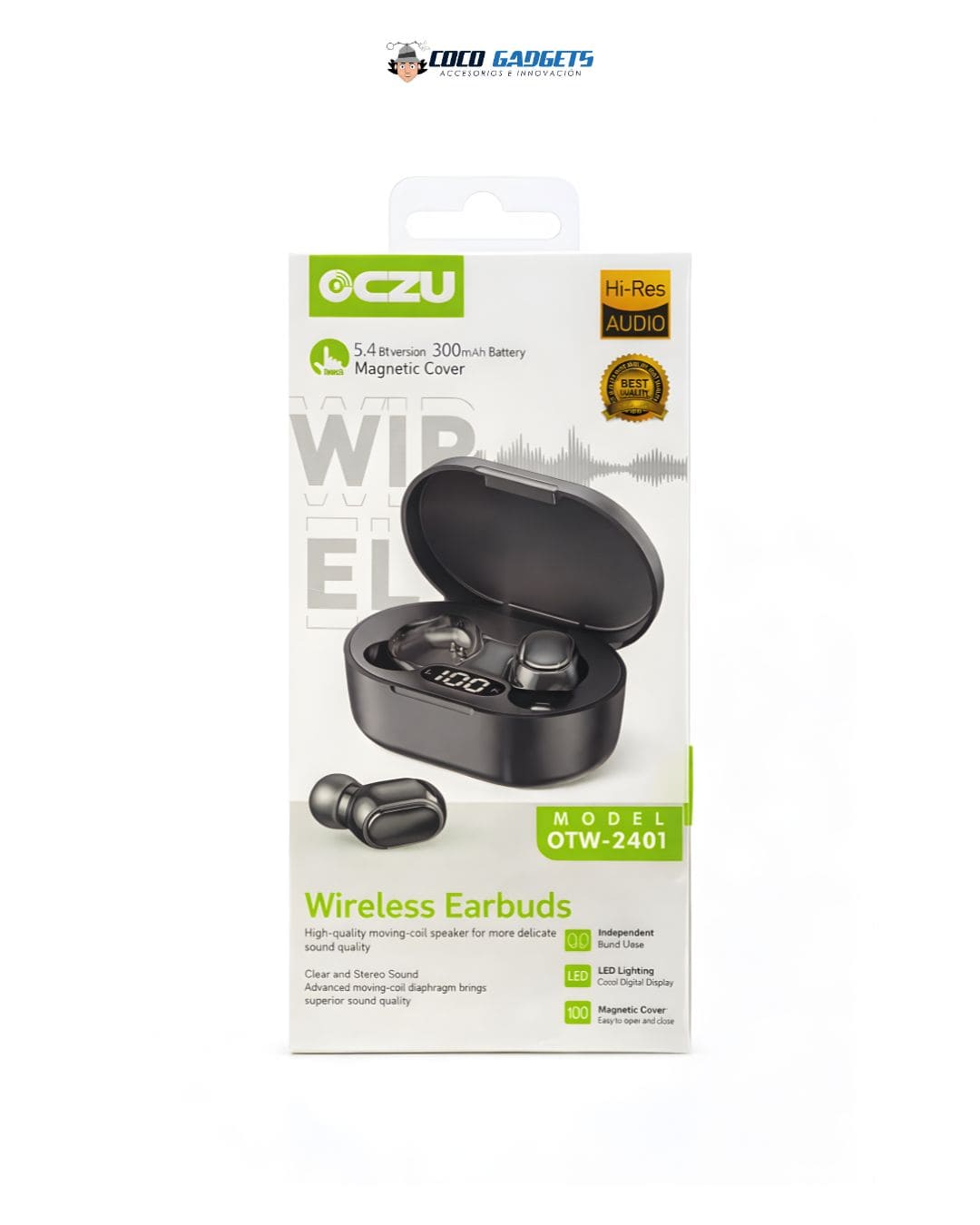 🔈EarBuds Oczu original Extra bass premium│6 meses garantía