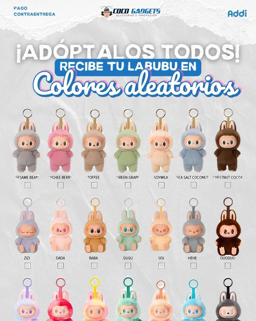 Coleccionable Labubu (Premium) 🐰 - Cocogadgets