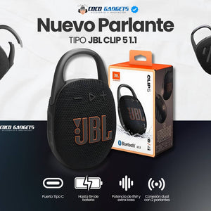 🎶Parlante JBL Clip 5 (1.1) 💯 - Cocogadgets