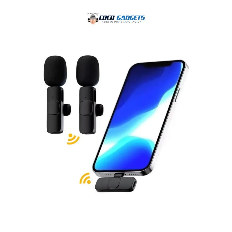 Microfono De Solapa Doble K9 - Cocogadgets
