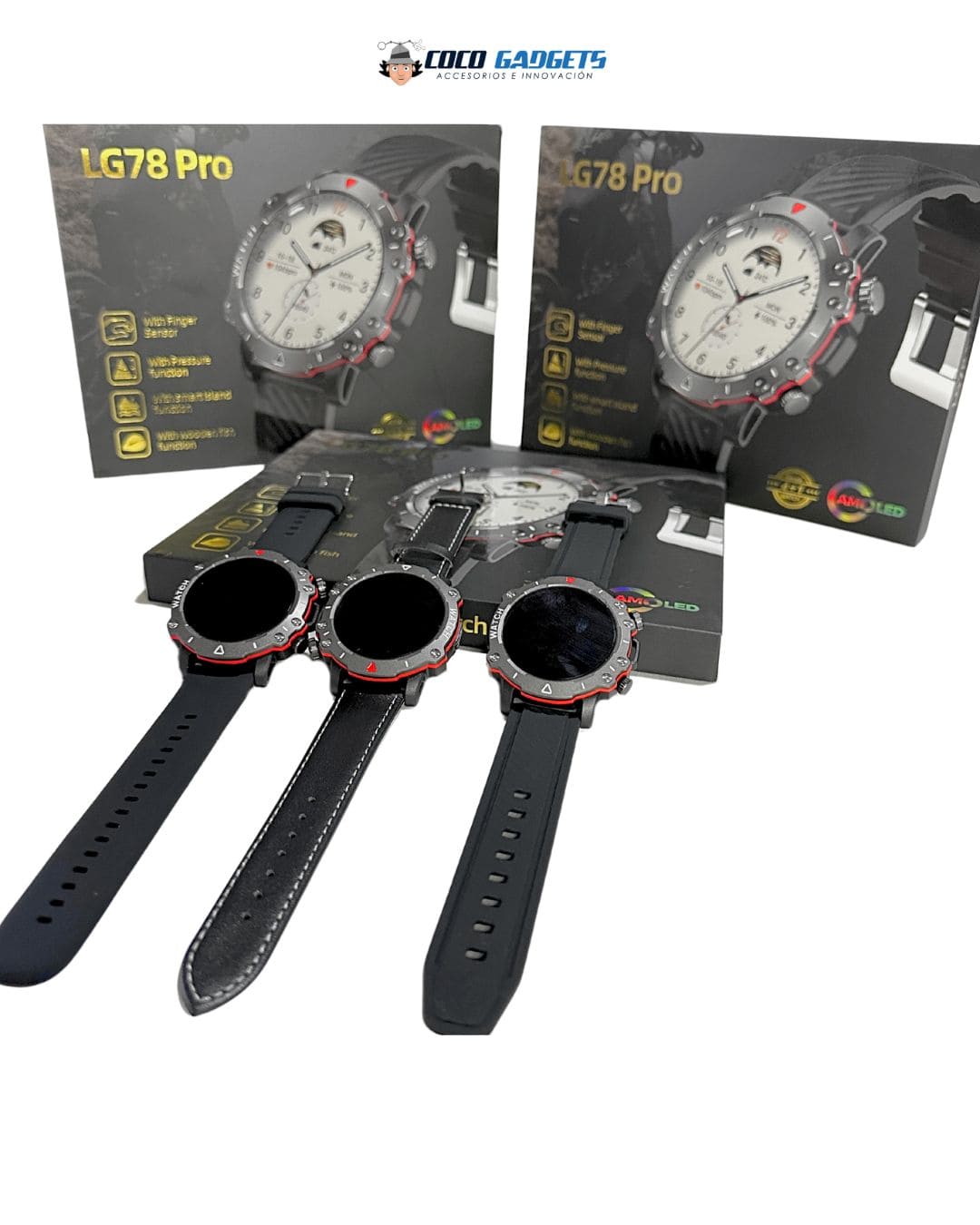 Smartwatch LG78 PRO AMOLED ⌚ - Cocogadgets