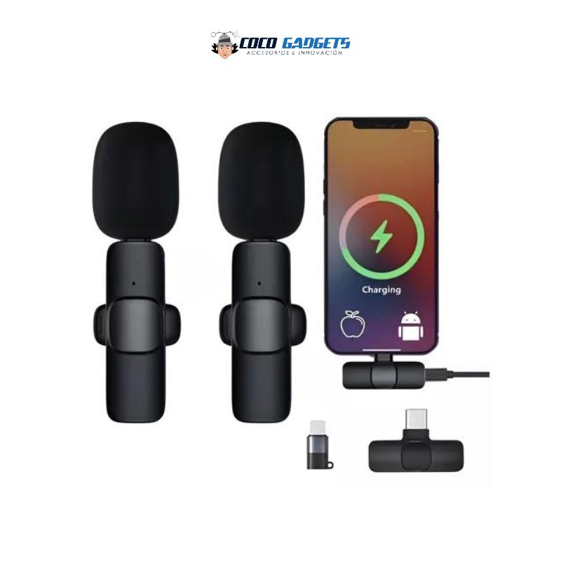 Microfono De Solapa Doble K9 - Cocogadgets