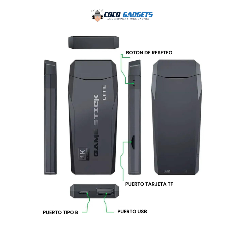 Consola GameStick Lite 🎮 - Cocogadgets
