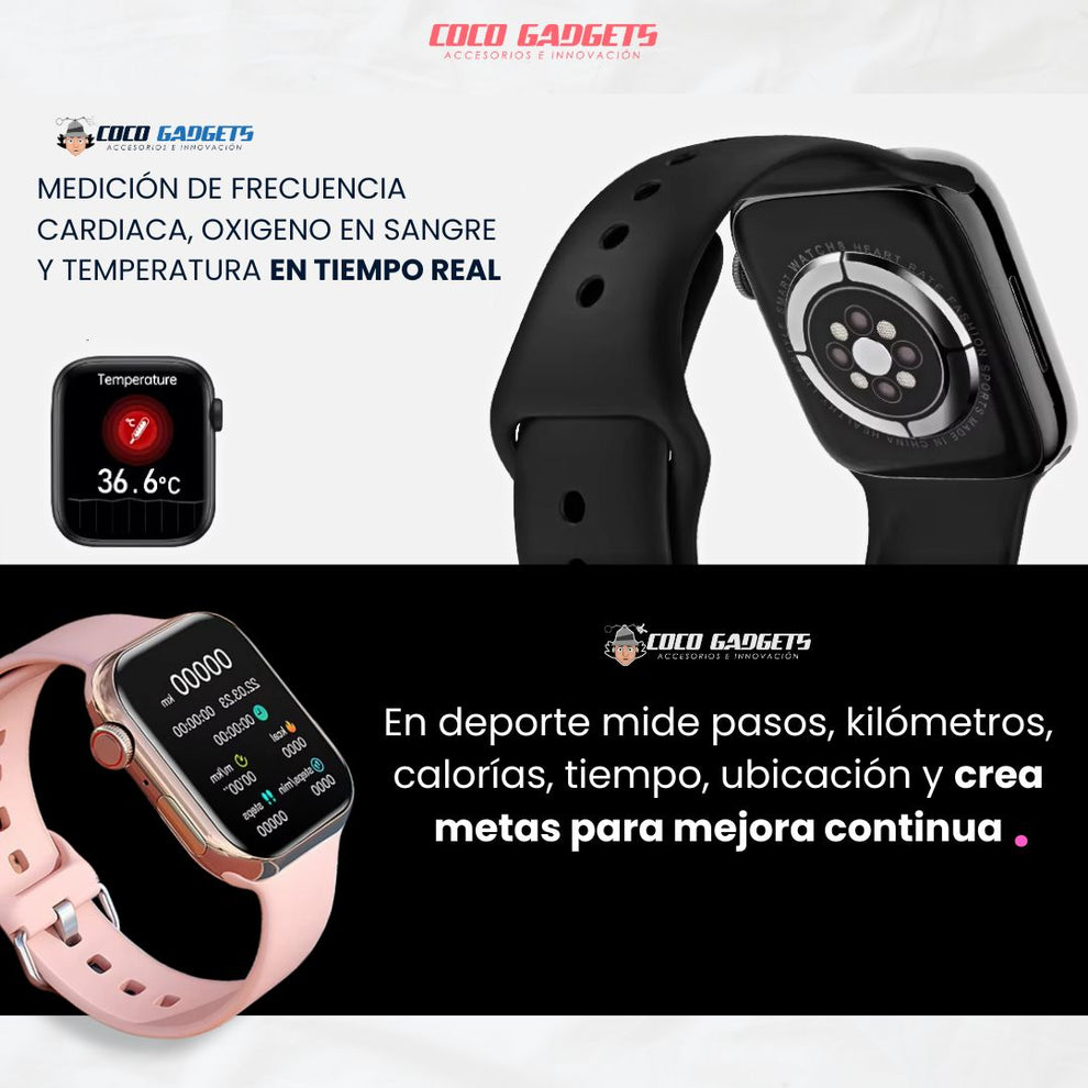 Smartwatch 9 Mini Amoled ⌚🩷 – Cocogadgets