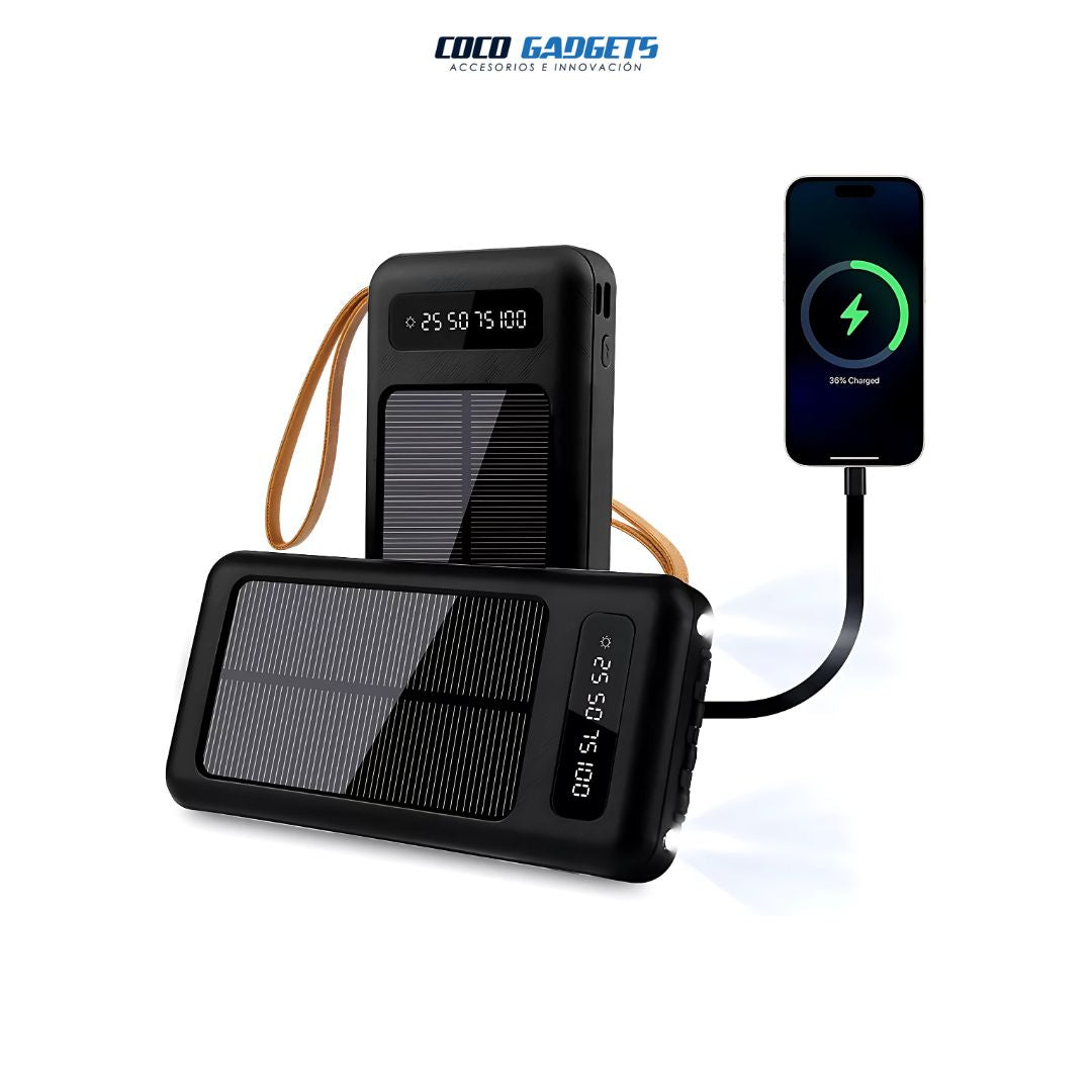 Ultra PowerBank 4en1 Solar 10.000 MaH 🔋 - Cocogadgets