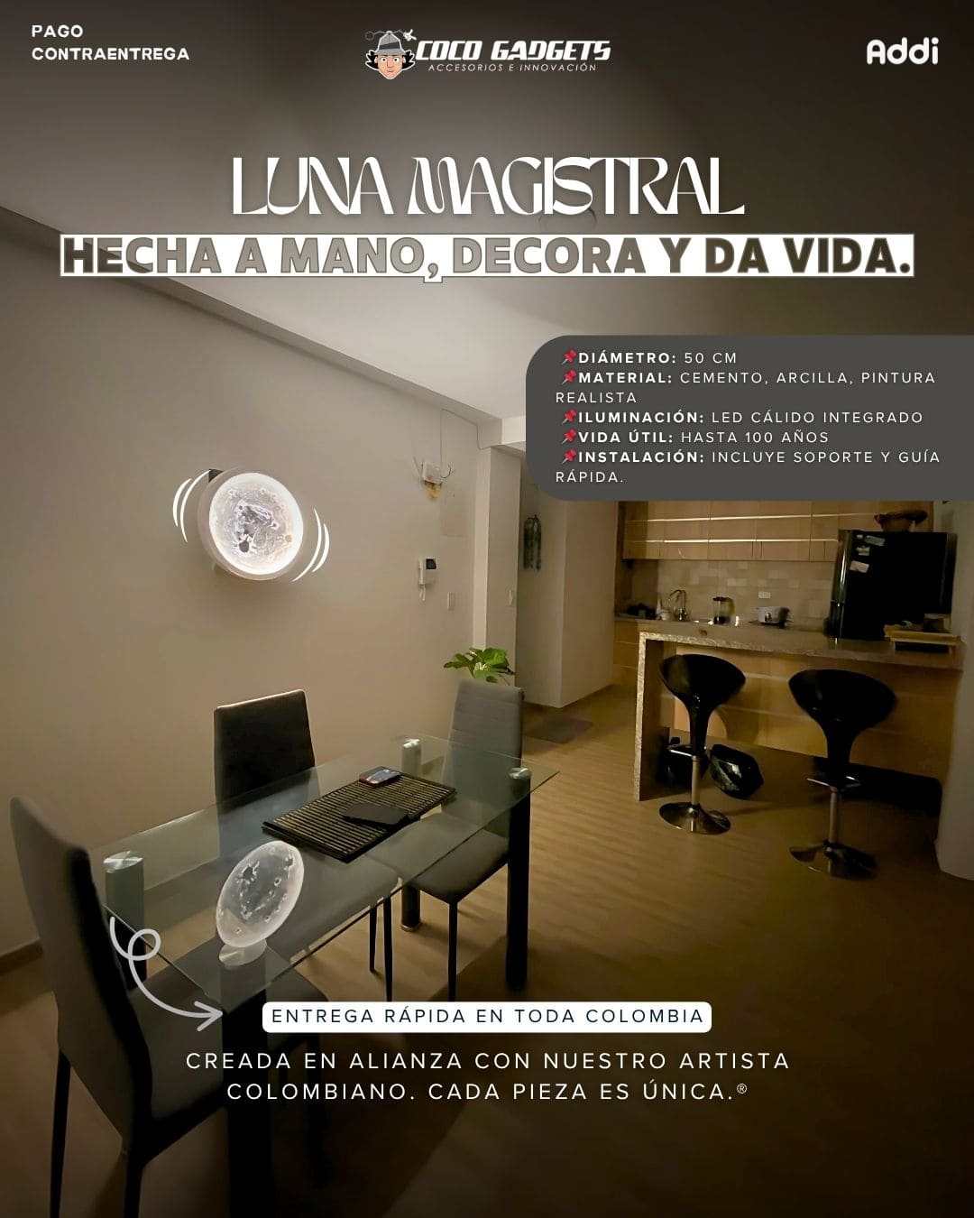🌕 LUNA MAGISTRAL® Hecha a mano, diseñada para durar toda la vida - Cocogadgets