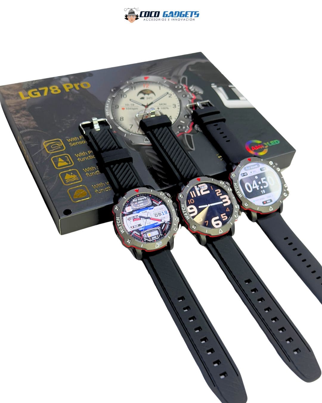Smartwatch LG78 PRO AMOLED ⌚ - Cocogadgets
