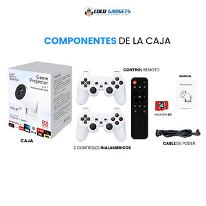 Proyector + consola M300 Max🔥4K - Cocogadgets