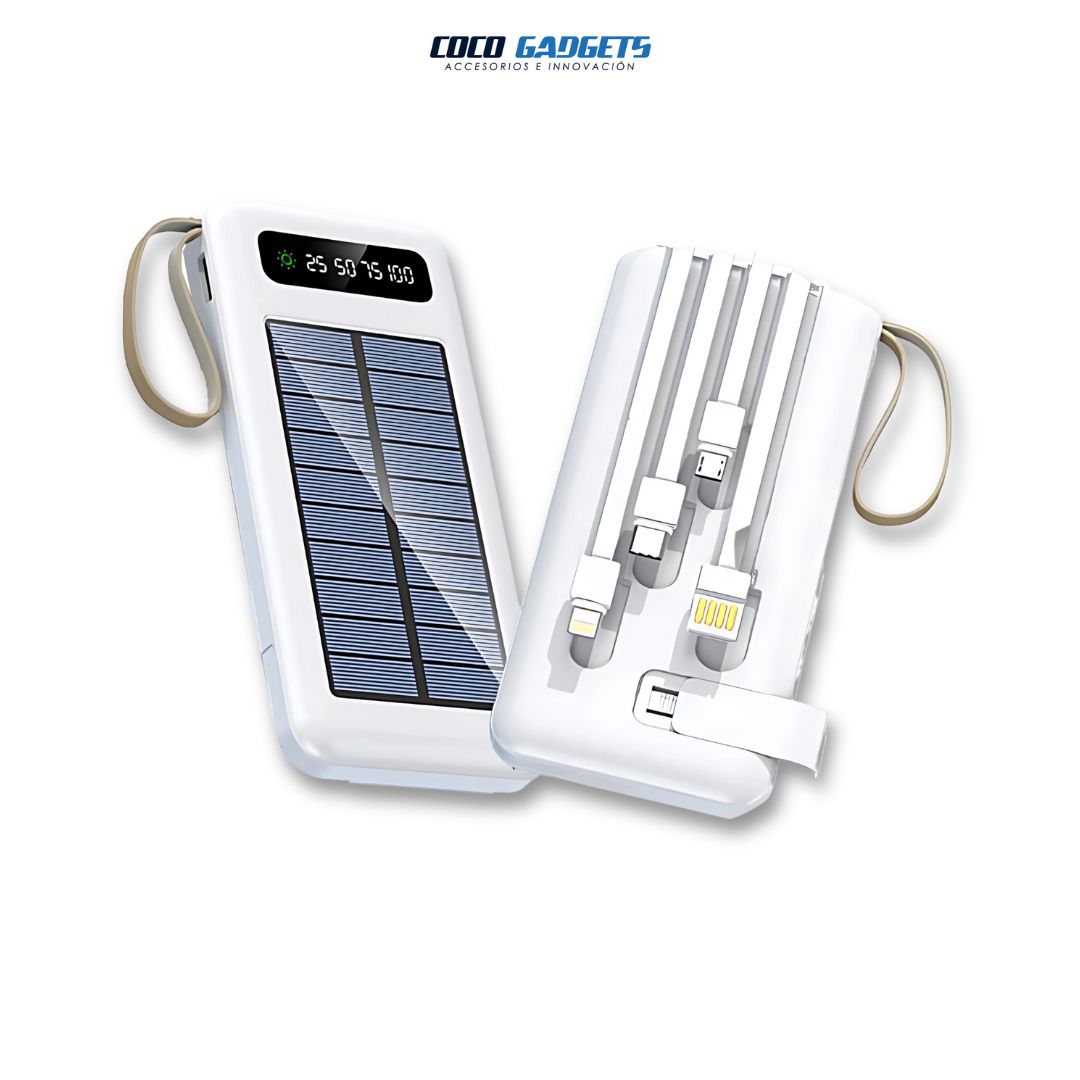 Ultra PowerBank 4en1 Solar 10.000 MaH 🔋 - Cocogadgets