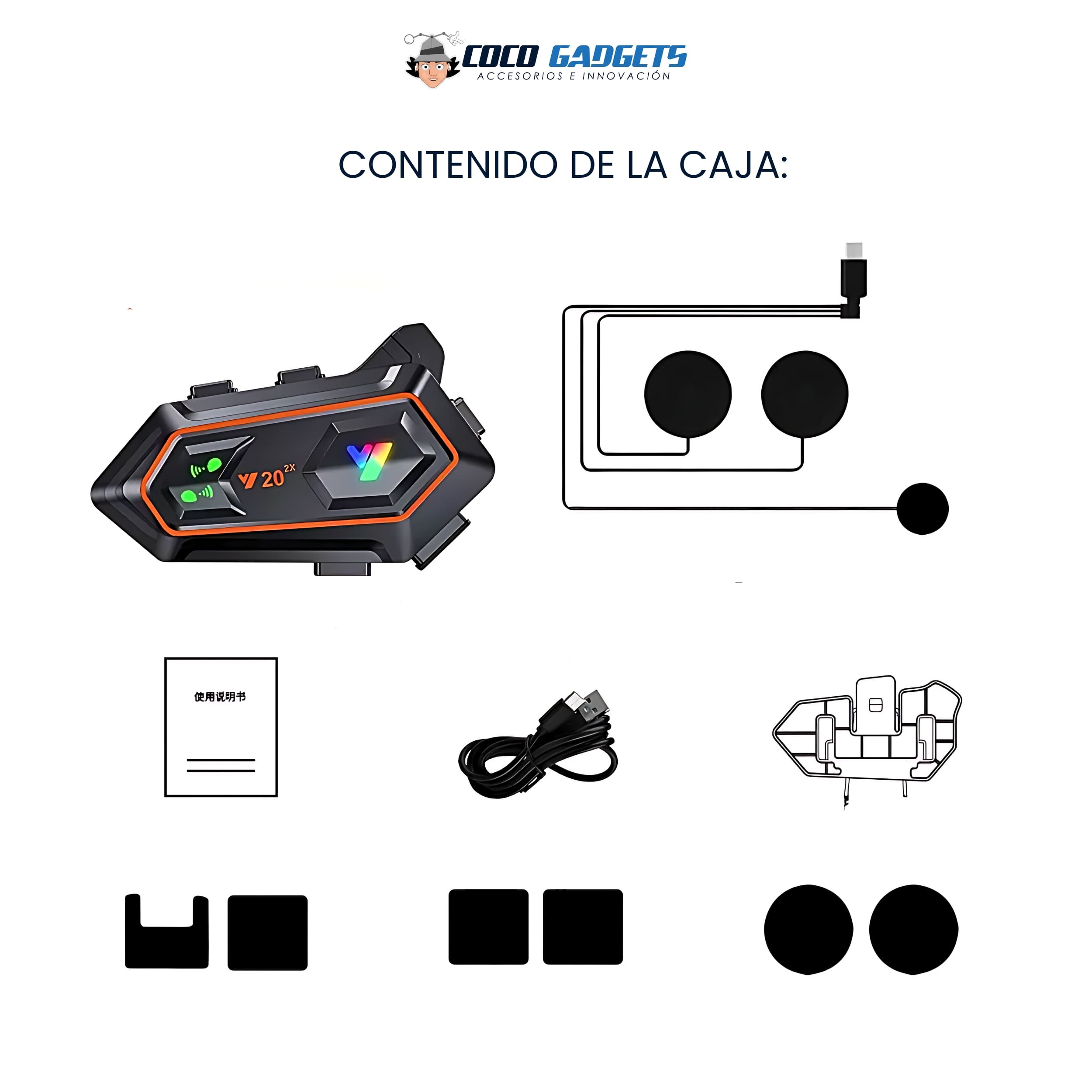 Intercomunicador Moto Y802X - Cocogadgets