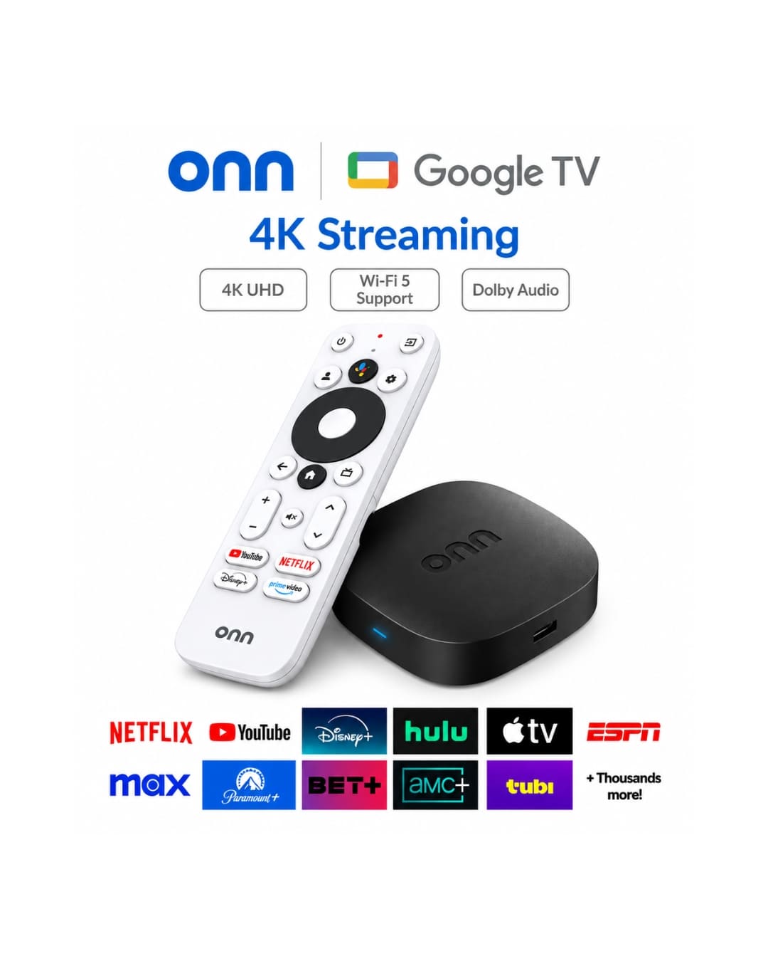 Convertidor Smart Tv Box Watch Onn 4K 📺