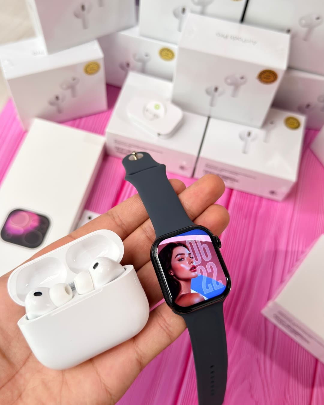 COMBO ALTA GAMA - HELLO H26 MINI + AIRPODS PRO 3 ANC + OBSEQUIOS Y ENVIO GRATIS