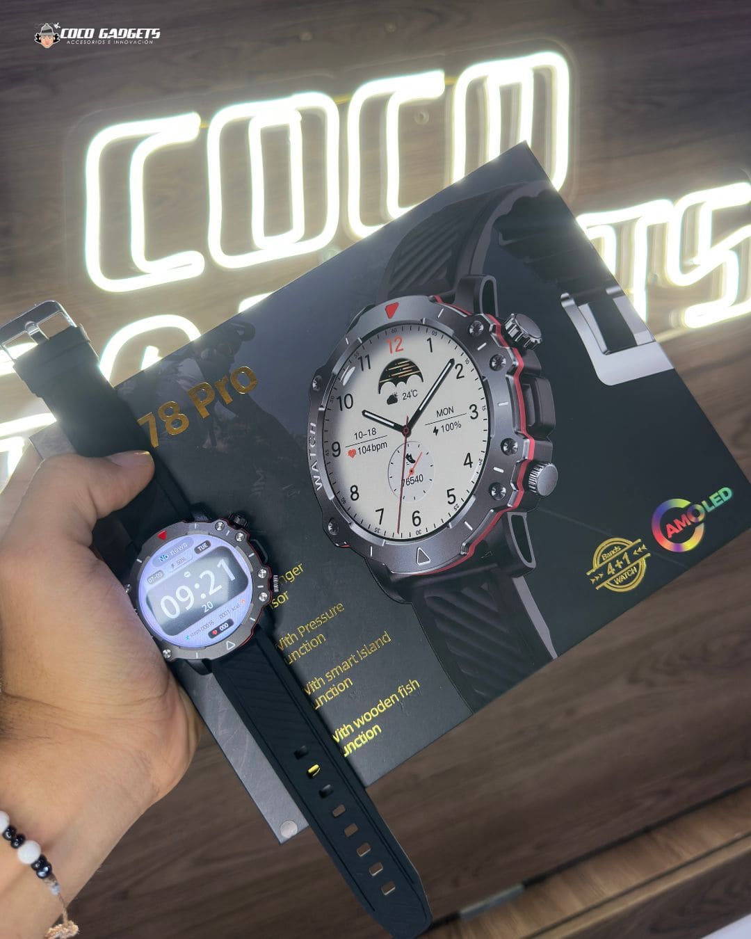 Smartwatch LG78 PRO AMOLED ⌚ - Cocogadgets