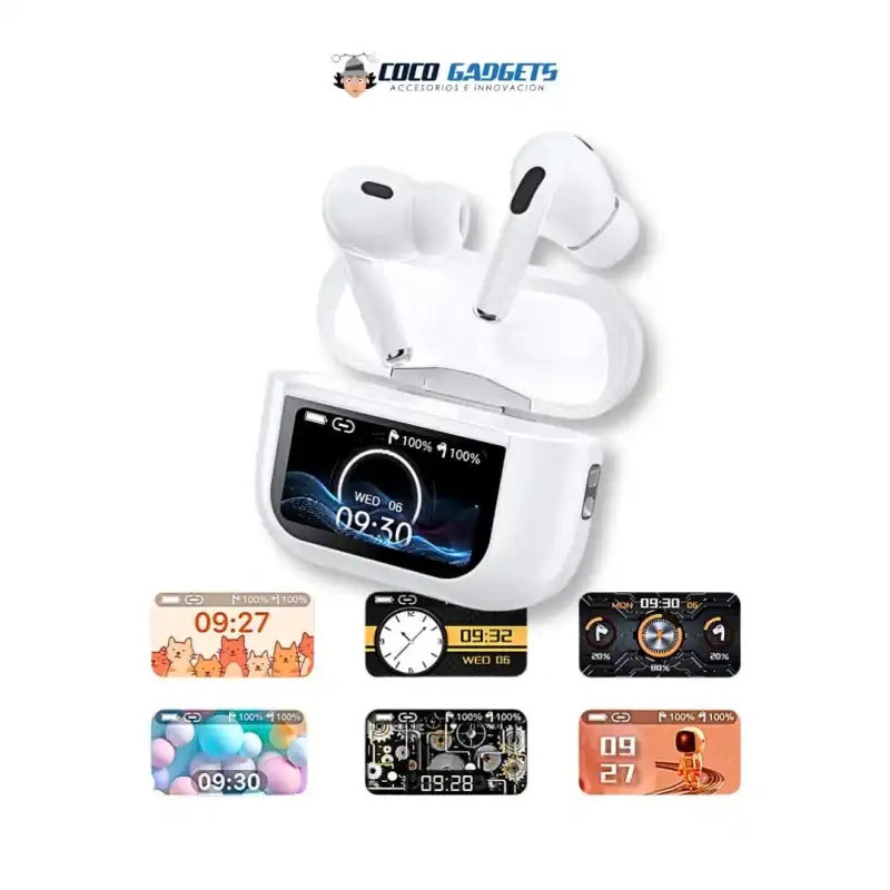 Combo Grandioso ⌚🎧 AirPods con pantalla + Smartwatch Ultra 2 Amoled - Cocogadgets