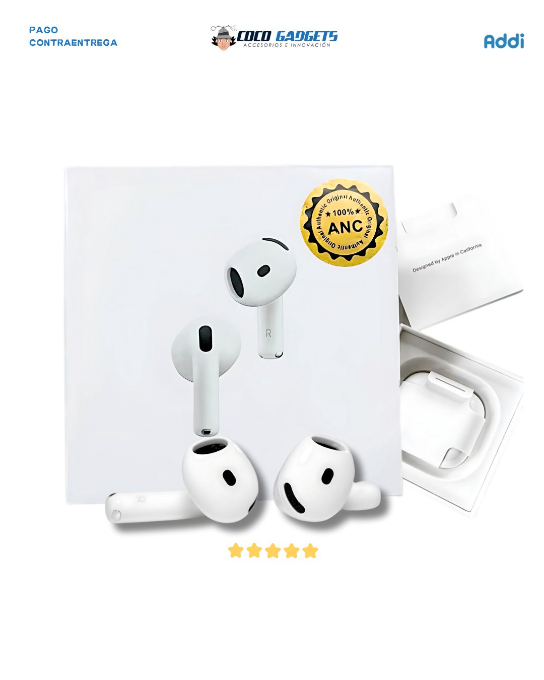 🎧AirPods Serie 4 ANC (1.1) 🤩 - Cocogadgets