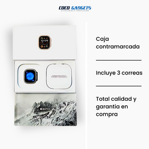 Combo Grandioso ⌚🎧 AirPods con pantalla + Smartwatch Ultra 2 Amoled - Cocogadgets