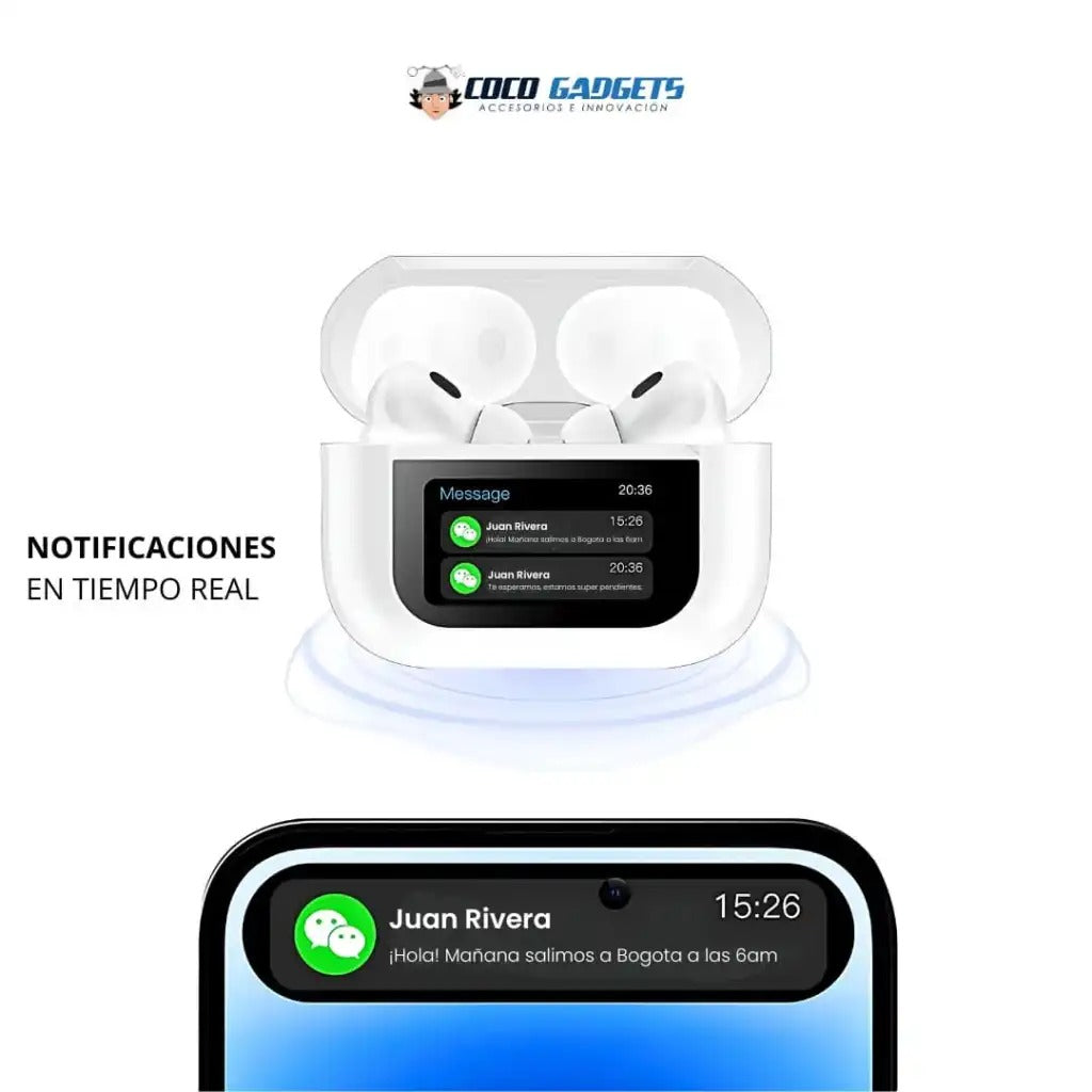 AirPods Pro 2 con pantalla tactil (ANC 1.1) 🔥 - Cocogadgets