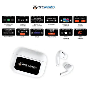 Combo Grandioso ⌚🎧 AirPods con pantalla + Smartwatch Ultra 2 Amoled - Cocogadgets
