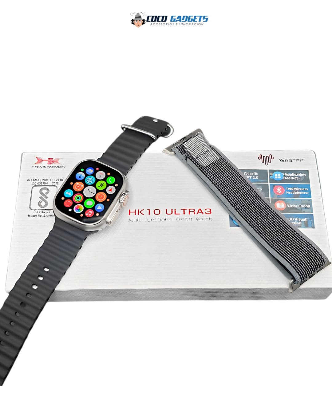 Smartwatch HK10 ULTRA 3 AMOLED + 4GB 🔥 - Cocogadgets