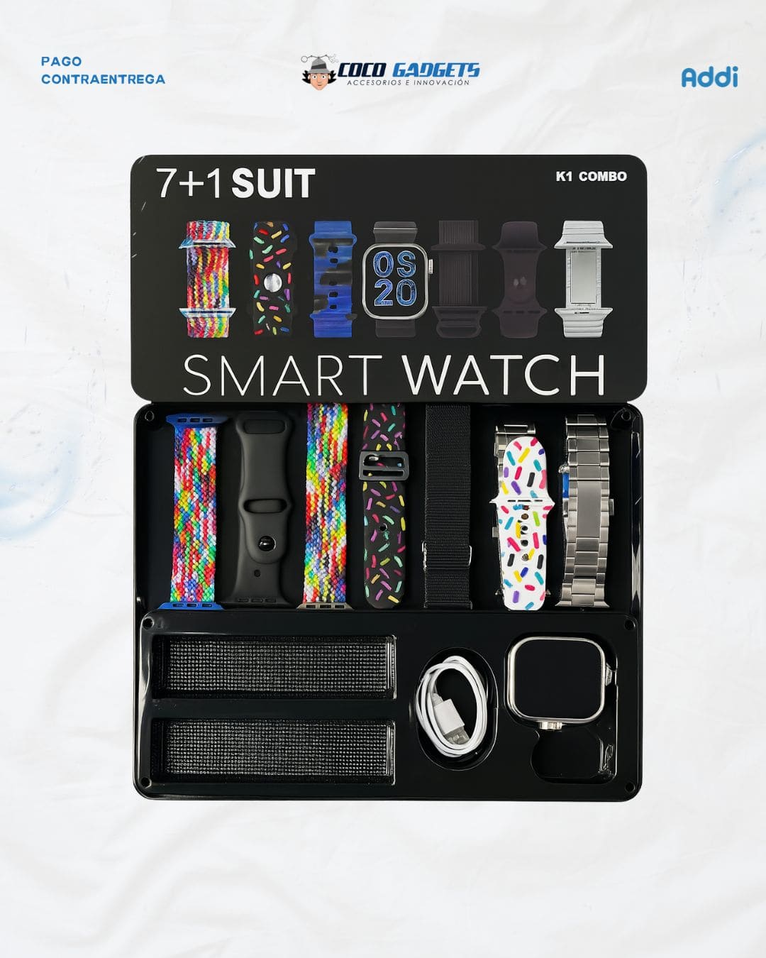 Smartwatch Ultra Max +7 Correas diferentes ⌚⭐ - Cocogadgets