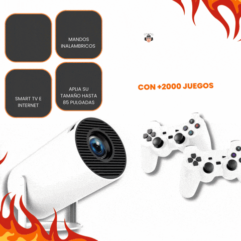 Proyector + consola M300 Max🔥4K - Cocogadgets